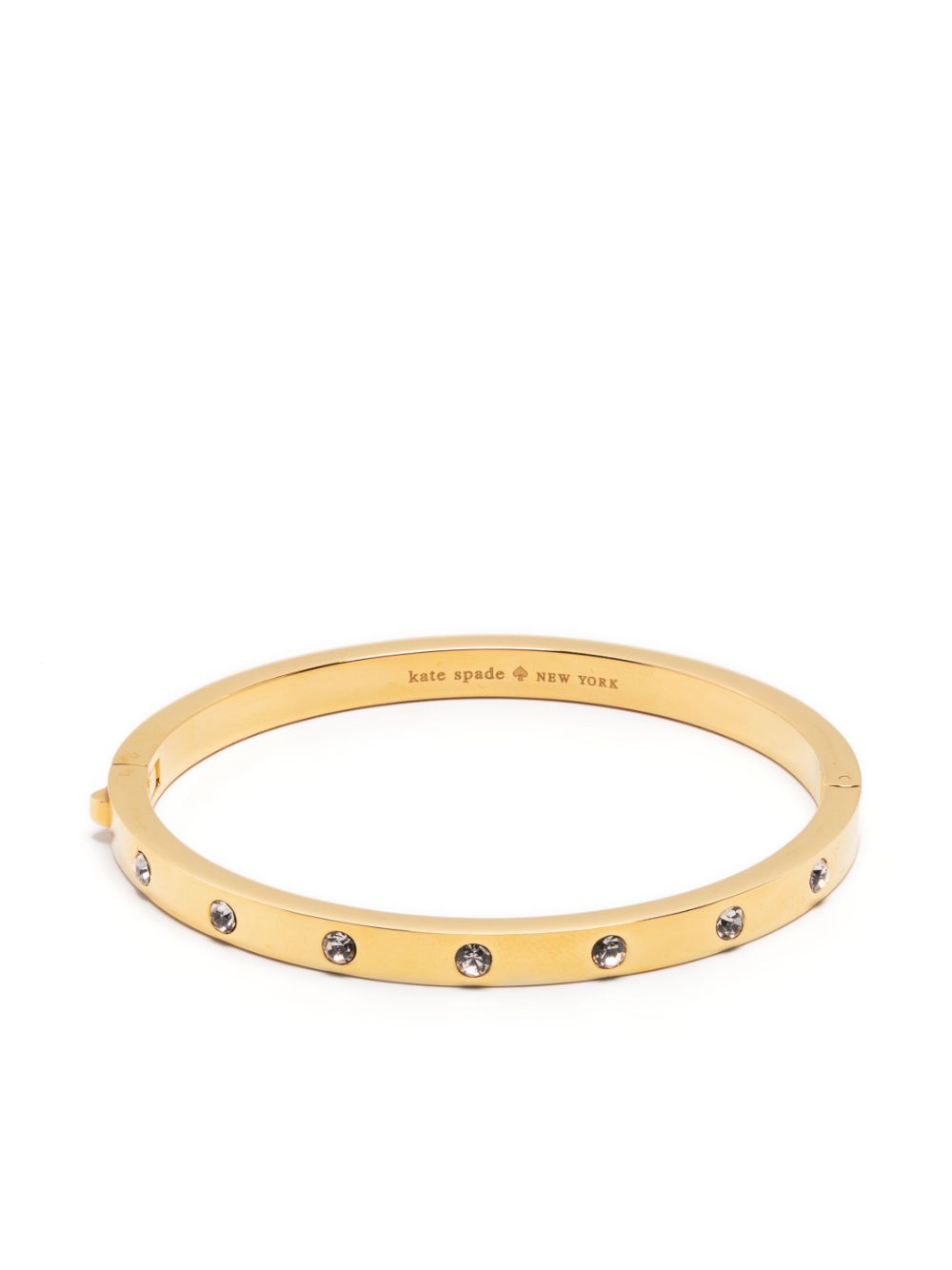 crystal-embellished bangle bracelet