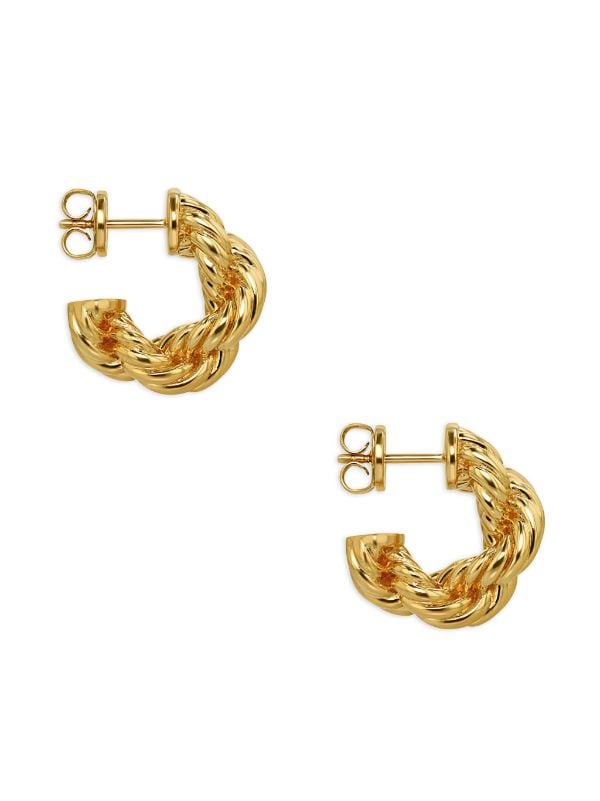 ANINE BING Triple Knot Earrings - Gold