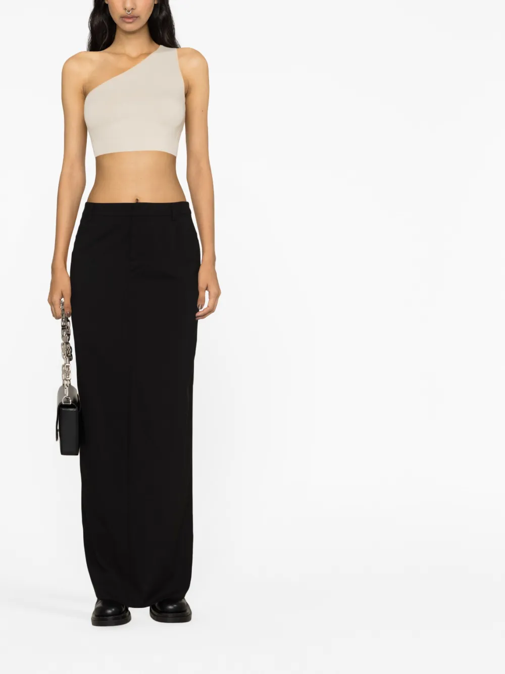 Rick Owens Asymmetrische top - Beige