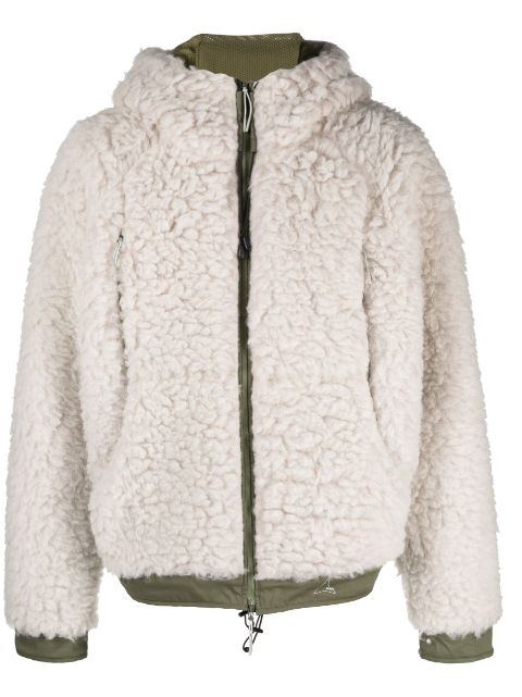 ROA zip-up hooded fleece jacket