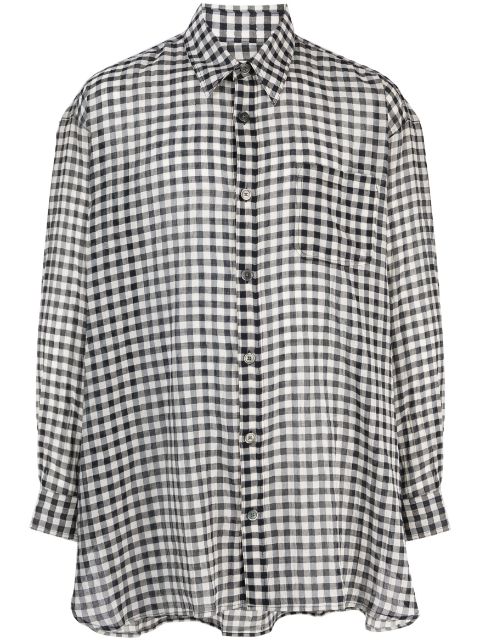 OUR LEGACY Darling checkerboard-print shirt Men