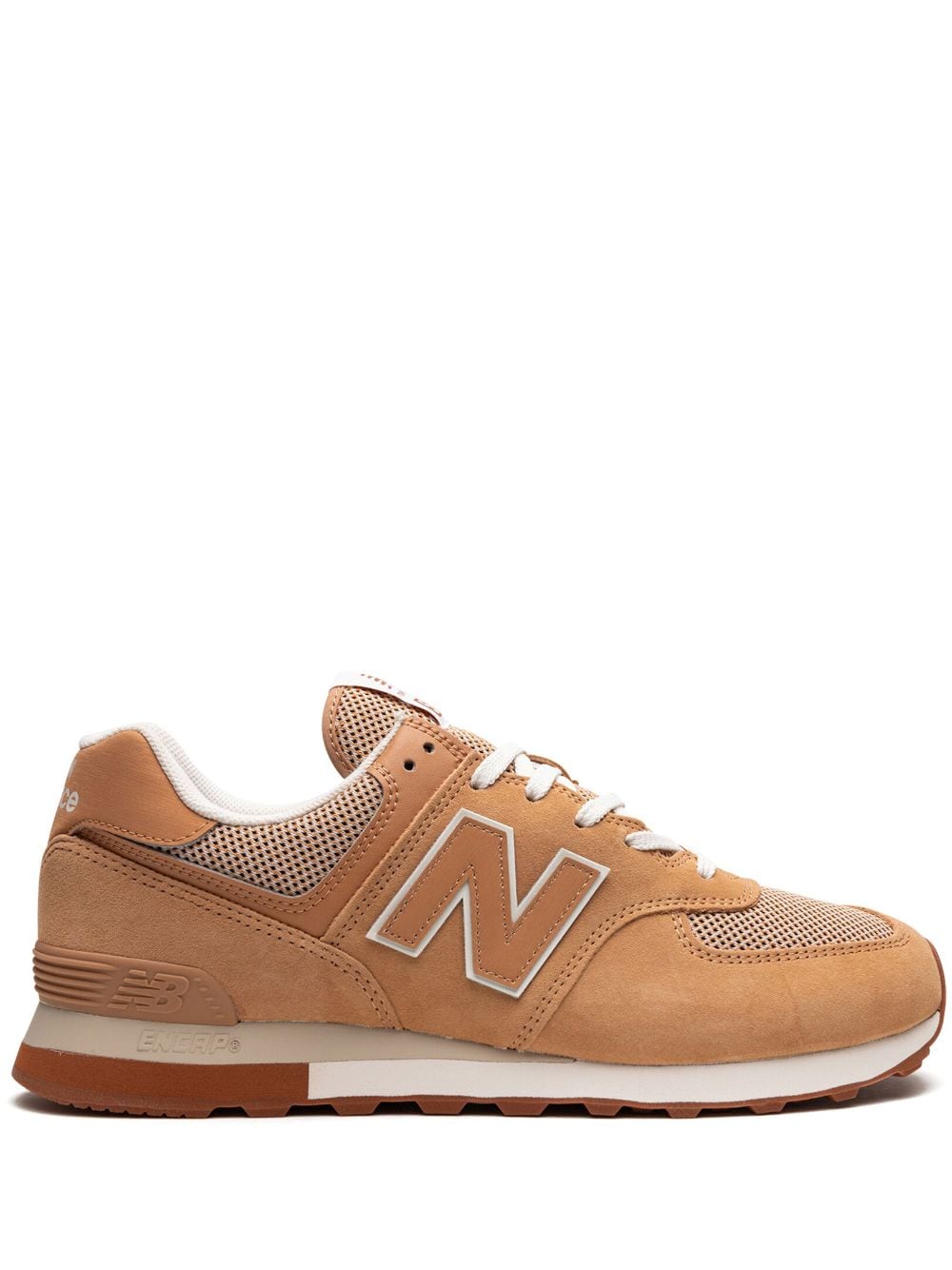 Shop New Balance 574 "caramel/rust" Sneakers In Neutrals