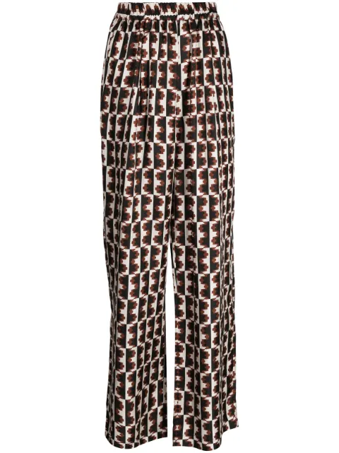 Biyan pantalones rectos con estampado gráfico