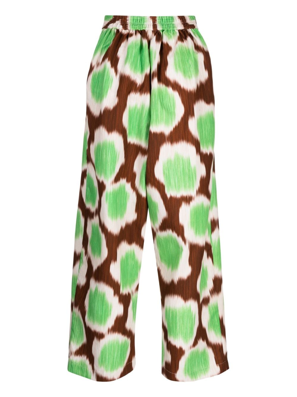 Image 2 of Biyan straight-leg graphic-print trousers