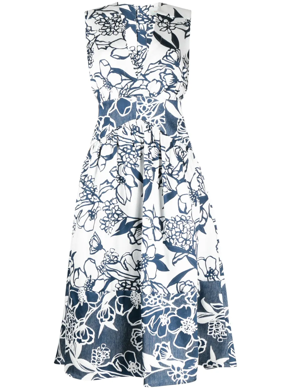 Silvia Tcherassi Nayla Whimsical Garden-print dress