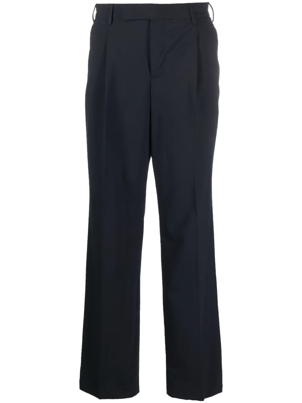 Pt Torino High-waisted Tailored Trousers In Blue