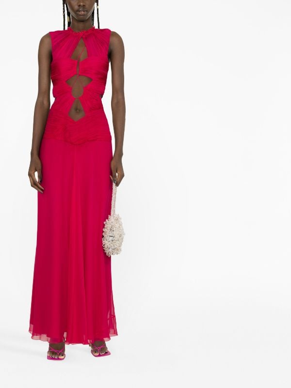 Alberta Ferretti cut-out Maxi Dress - Farfetch