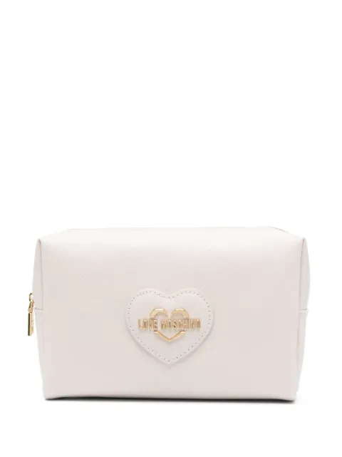 Love Moschino logo-lettering make-up bag