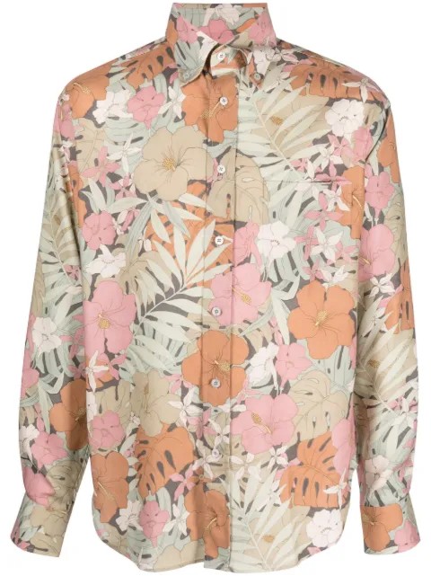 TOM FORD floral-print button-down shirt