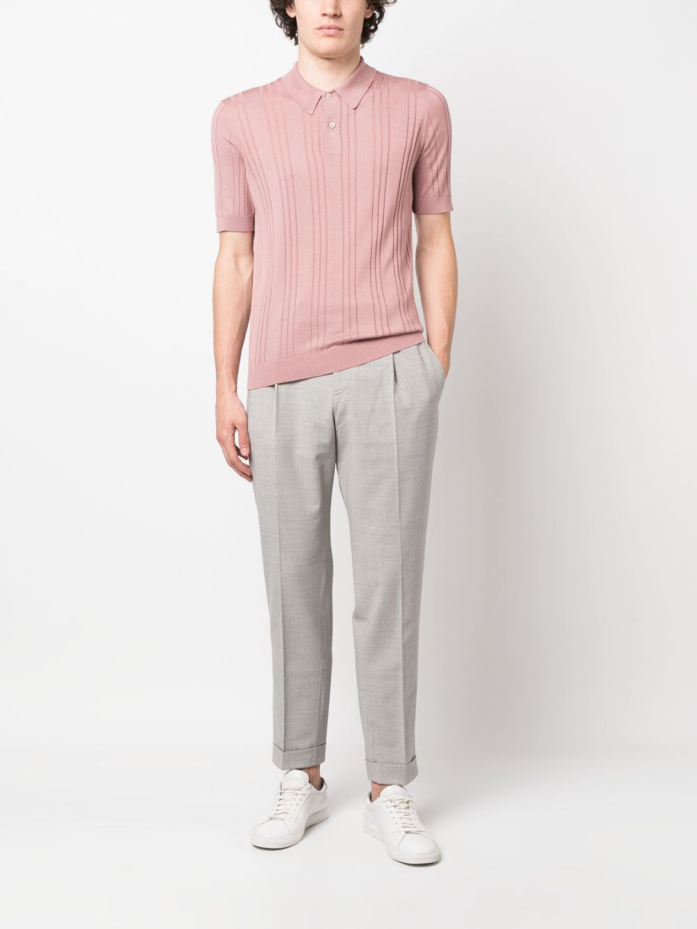 PT Torino mid-rise tailored trousers - Grijs