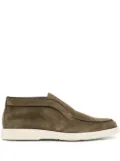 Santoni slip-on suede boots - Green