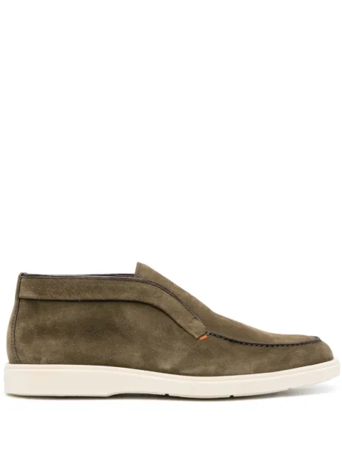 Santoni slip-on suede boots 
