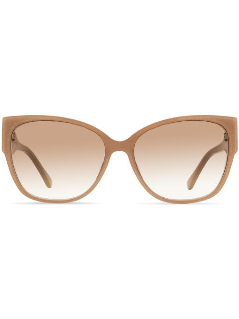 Jimmy Choo Eyewear Shay oversize-frame sunglasses Women