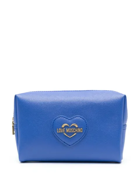 Love Moschino logo-lettering make-up bag