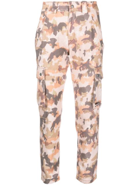 ISABEL MARANT camouflage-print cropped jeans Women