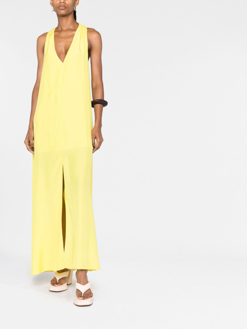 Patrizia Pepe V-neck Maxi Dress - Farfetch