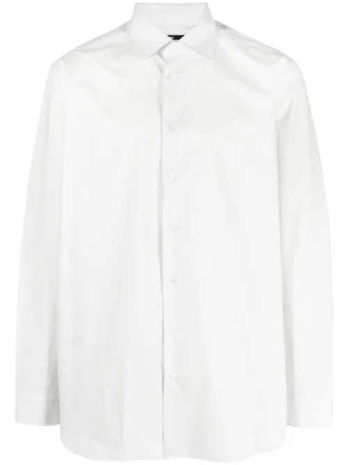 Chemise boutonnée à slogan imprimé - Raf Simons - Modalova