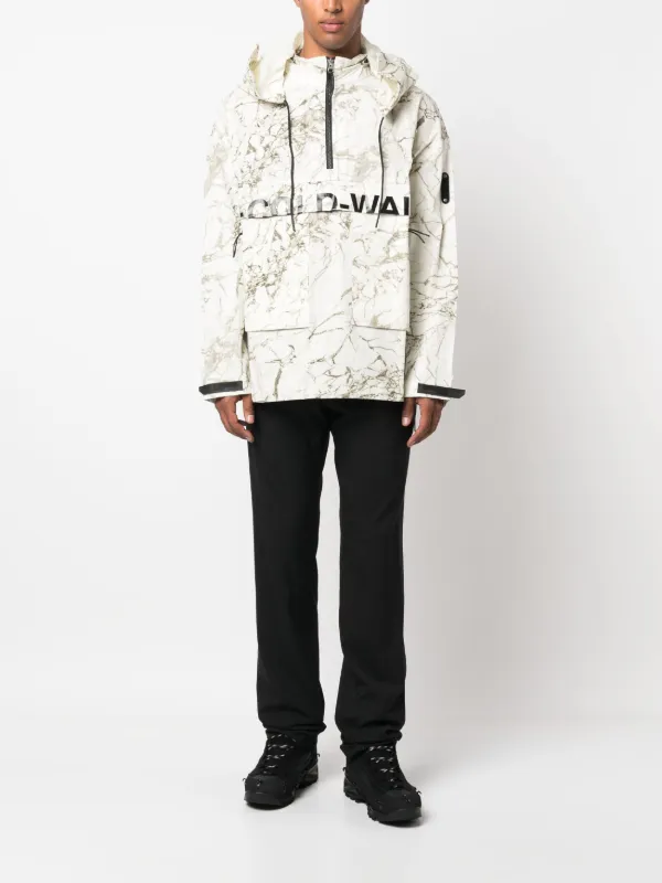 A-COLD-WALL* marble-print zip-up Jacket | Neutrals | FARFETCH AZ