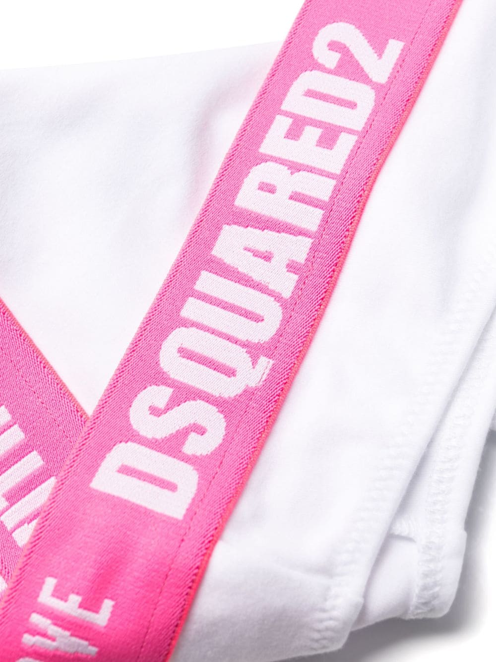 Shop Dsquared2 Logo-print Elasticated Briefs In White