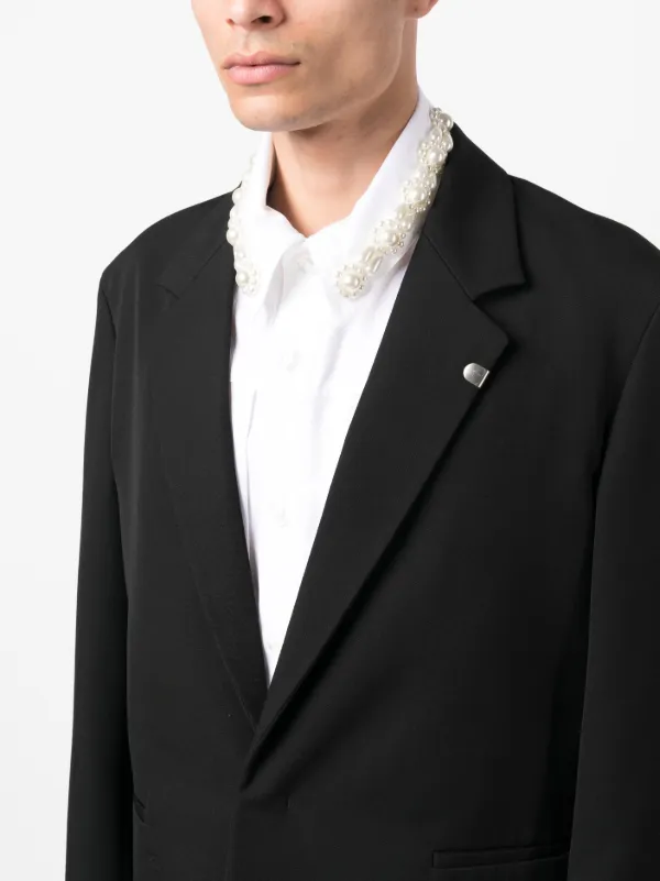新同【JIL SANDER】ブラック テーラードジャケット Jil Sander テーラード ダブルジャケット | ブラック | FARFETCH JP