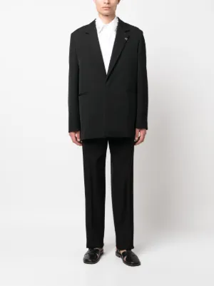【関税込み】JIL SANDER '53' blazer JIL SANDER Single Breasted Blazer Jacket Black - Wrong Weather