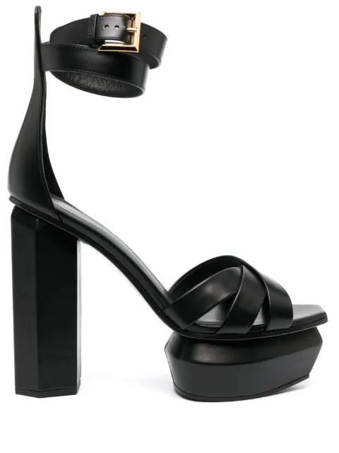 Balmain Ava 140mm leather pumps