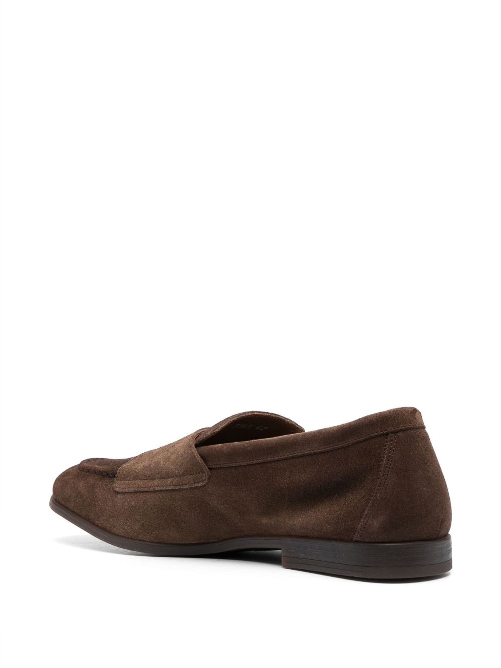 Shop Doucal's Buckle-fastening Suede Monk Shoes In Brown