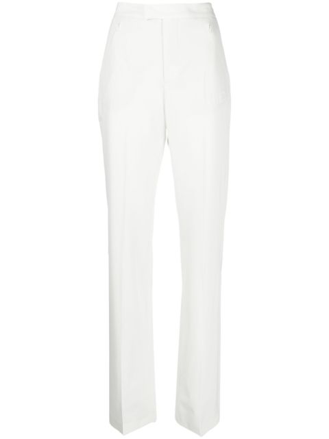 MM6 Maison Margiela high-waisted straight-leg trousers Women