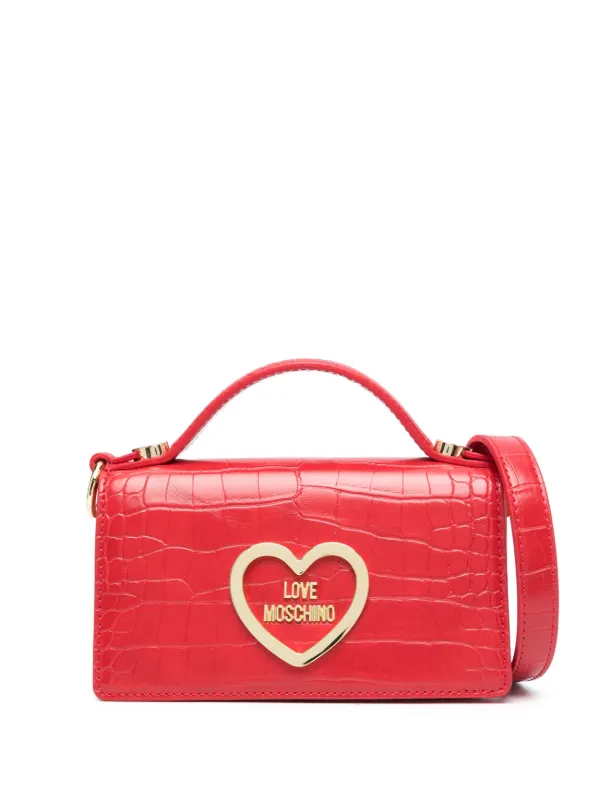 Love moschino clearance red tote bag