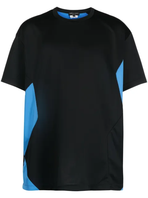 Comme Des Garçons Homme Plus panelled-design short-sleeve T-shirt