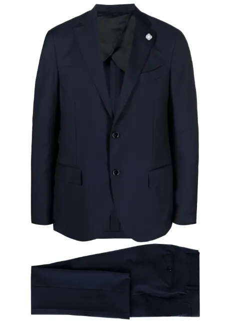 Lardini single-breasted wool suit