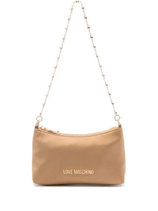 Nude chain shoulder on sale bag