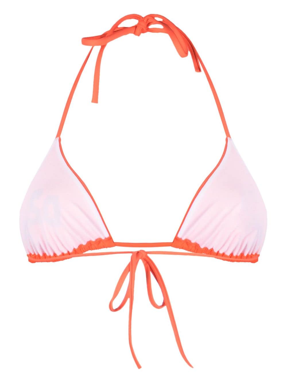 Dsquared2 logo-print bikini top - Oranje
