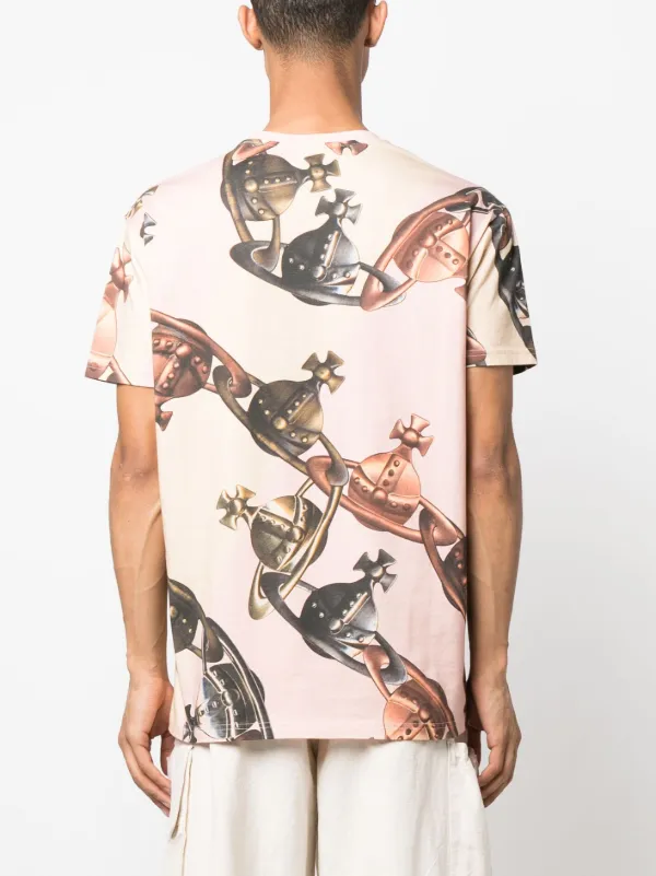 Vivienne Westwood graphic-print Cotton T-shirt | Pink | FARFETCH ID