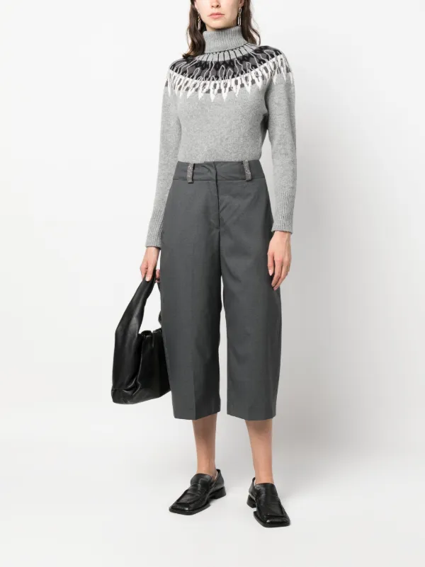【美品】ファビアナフィリッピ タートルネックセーター ウール グレー サイズ42 Fabiana Filippi タートルネック セーター | グレー | FARFETCH JP