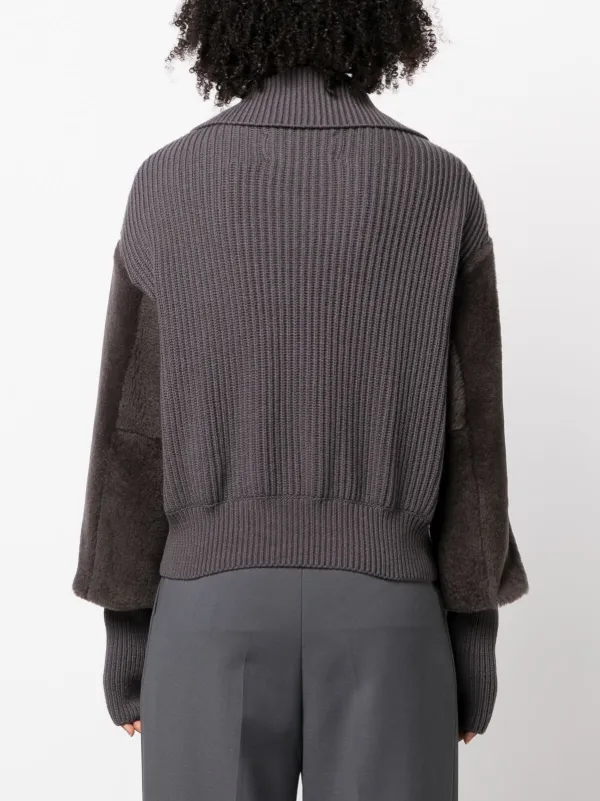 Fabiana Filippi Giacca Con Zip | Grigio | FARFETCH IT