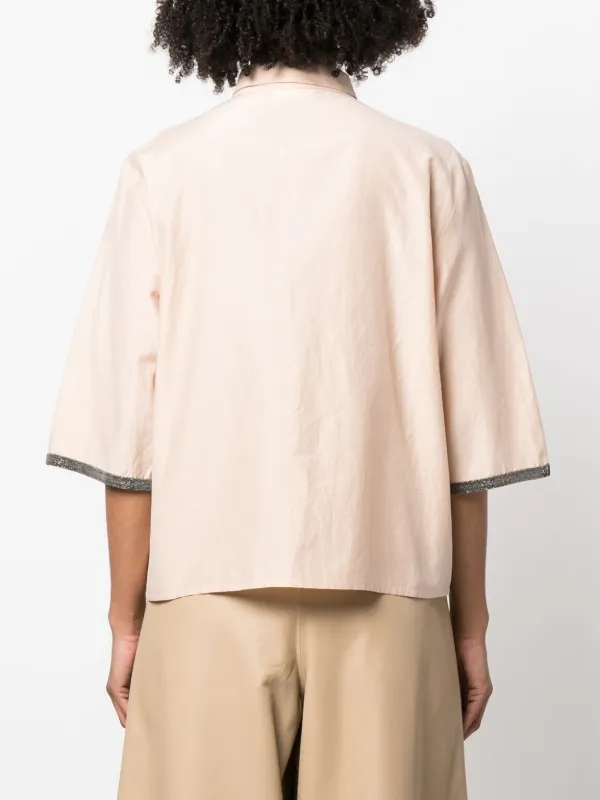 Tシャツ・カットソー Fabiana Filippi Short Sleeve T-Shirt With Delicate Fabiana Filippi Cotton T-shirt | Women's Clothing | Vitkac