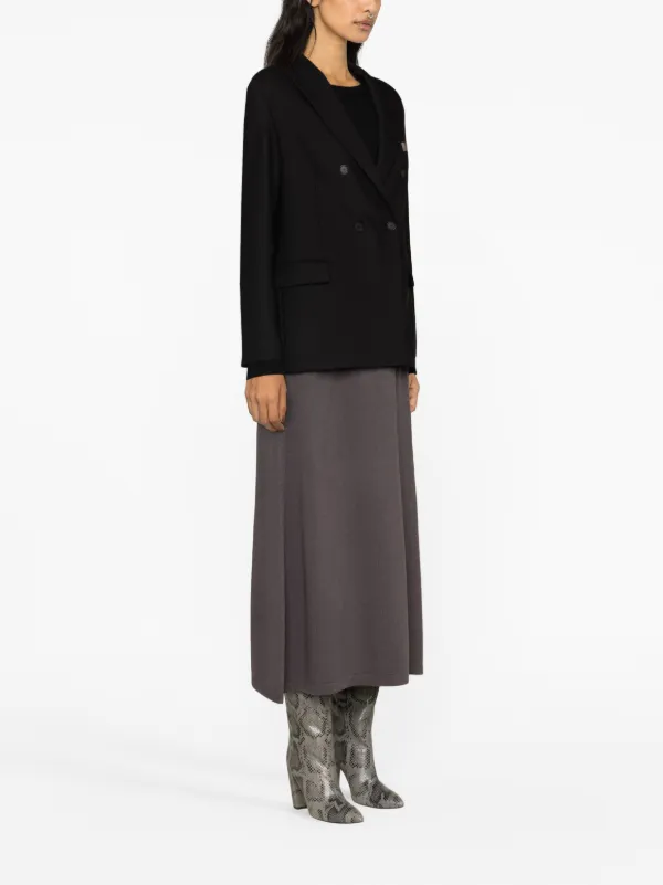 【FABIANA FILIPPI】ダブルウールシャツジャケット Fabiana Filippi ダブルジャケット | グレー | FARFETCH JP