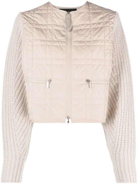 Fabiana Filippi contrast-sleeve bomber jacket