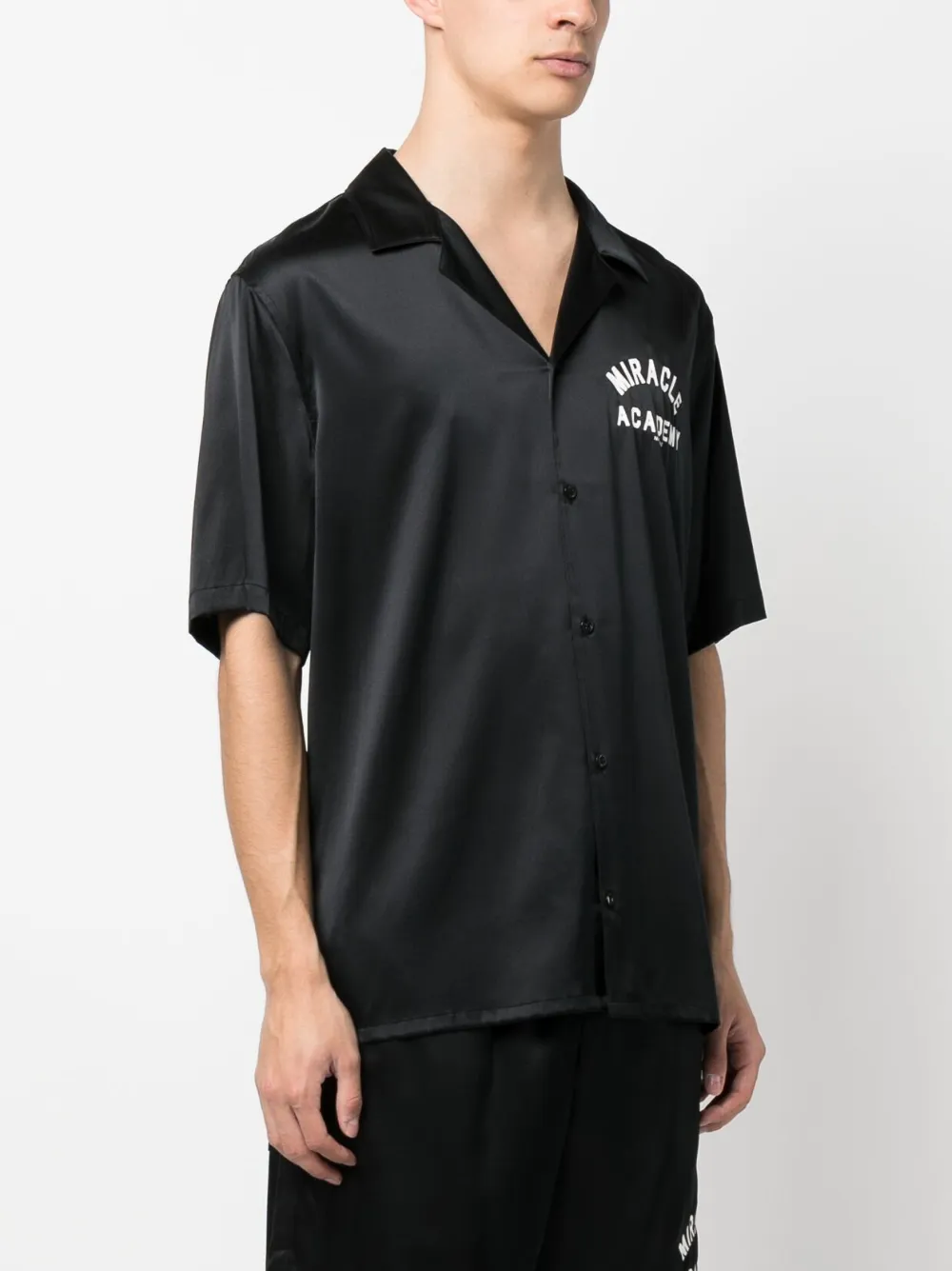 Nahmias Graphic-print Short-sleeve Shirt In Black