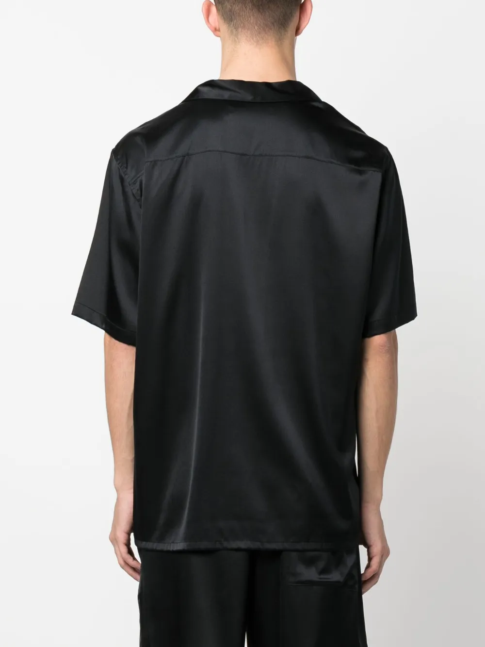 Nahmias Graphic-print Short-sleeve Shirt In Black