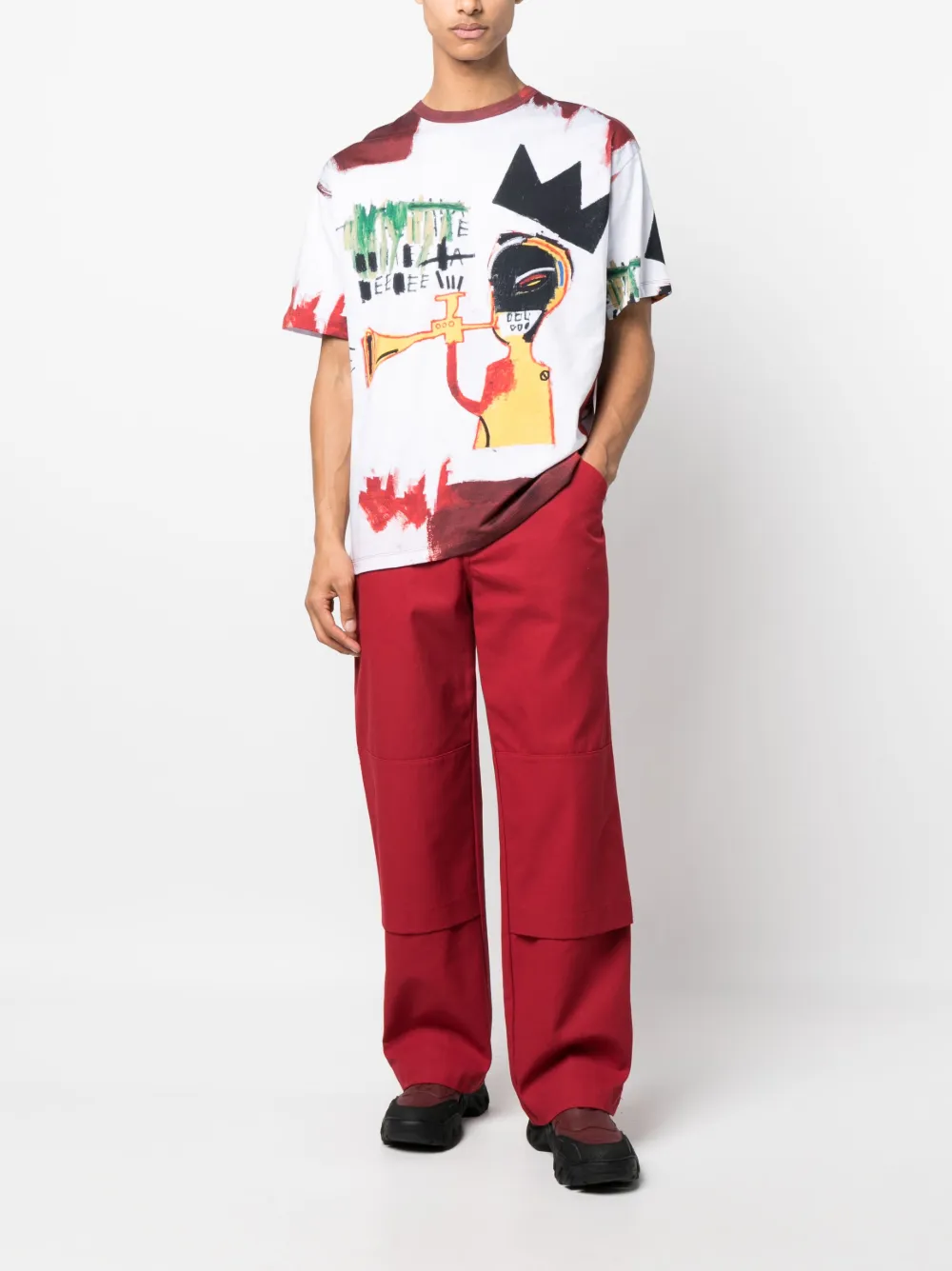 Honey Fucking Dijon T-shirt met print - Wit