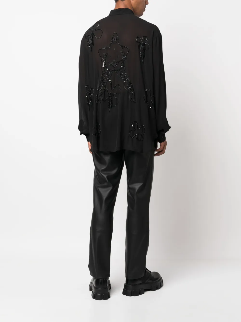 GCDS camisa con detalle de cuentas | Image 2