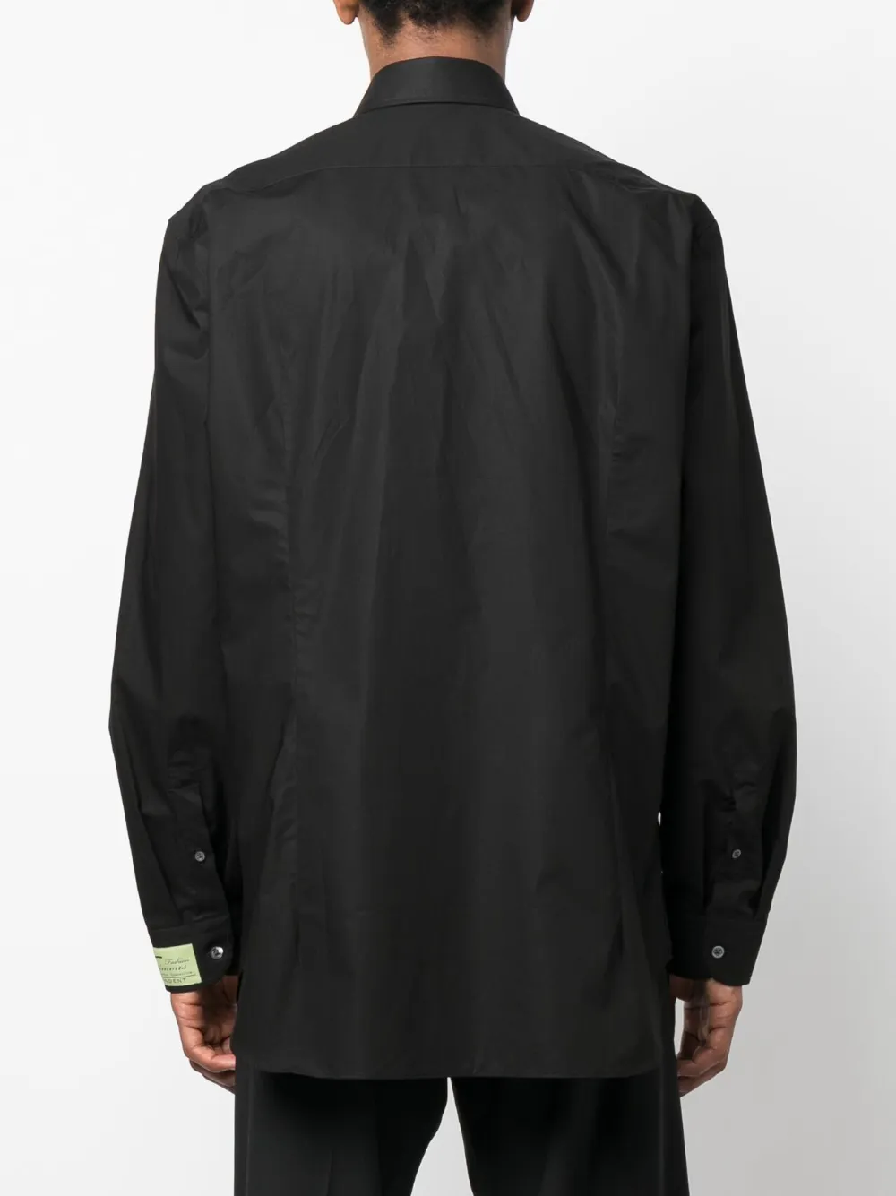 Shop Raf Simons X Philippe Vandenberg Artwork-patch Shirt In Black