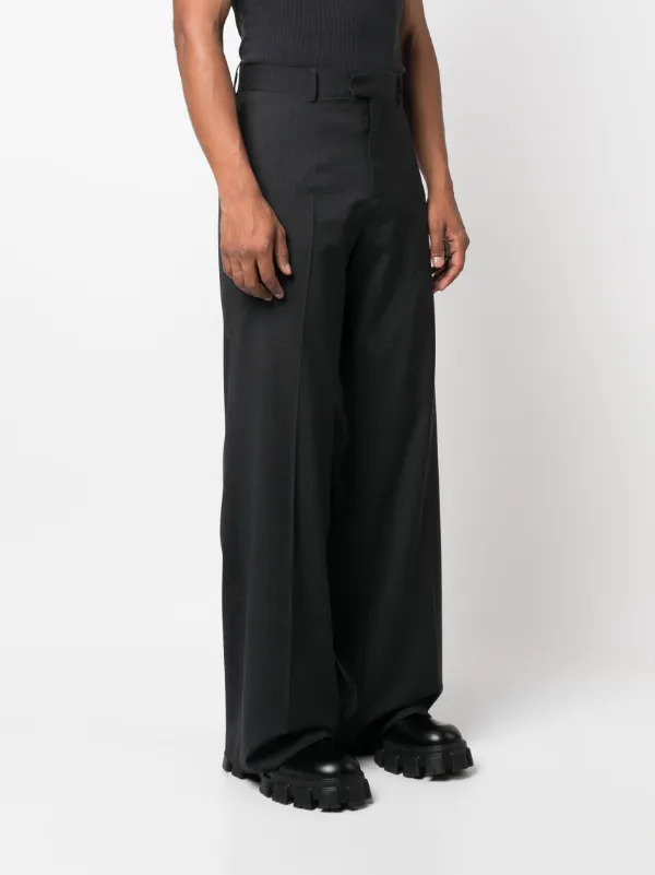 Raf Simons ミッドライズ ワイドパンツ | グレー | FARFETCH JP