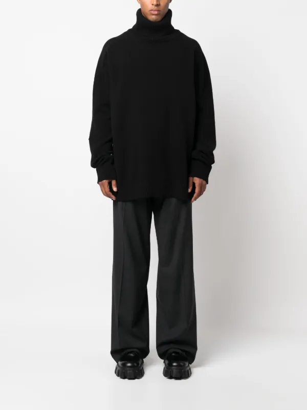 Raf Simons ミッドライズ ワイドパンツ | グレー | FARFETCH JP