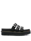 Dr. Martens buckle-embellished platform sandals - Black