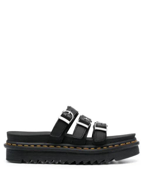 Dr. Martens buckle-embellished platform sandals
