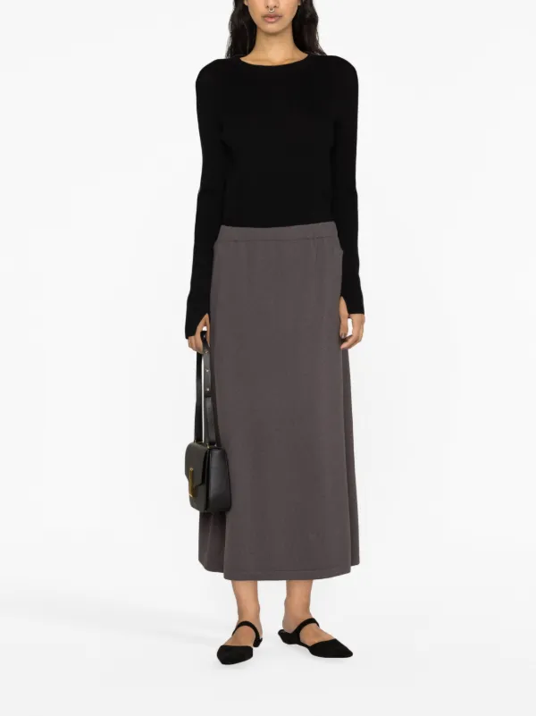 FABIANA FILIPPI スカート/新品未使用 Fabiana Filippi Belted Midi Skirt | Grey | FARFETCH