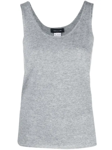 Fabiana Filippi scoop-neck knitted tank top